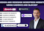 duplicate or redesign elementor wordpress website with blocksy or generatepress